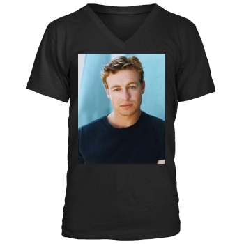 Simon Baker Men's V-Neck T-Shirt