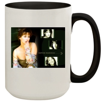 Sophie Marceau 15oz Colored Inner & Handle Mug