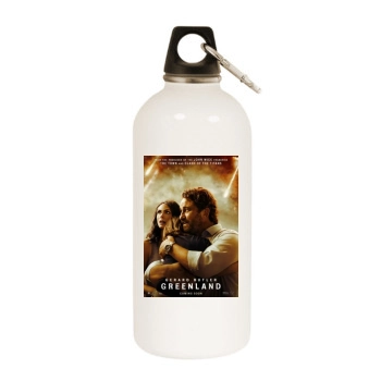 Greenland (2020) White Water Bottle With Carabiner