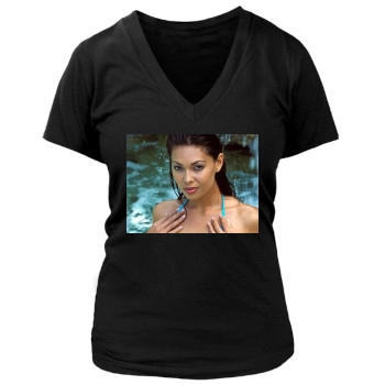 Tera Patrick Women's Deep V-Neck TShirt