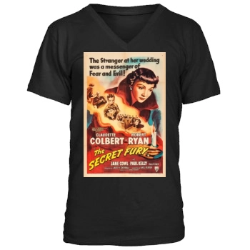 The Secret Fury (1950) Men's V-Neck T-Shirt