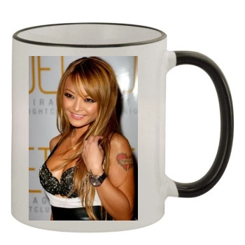 Tila Tequila 11oz Colored Rim & Handle Mug