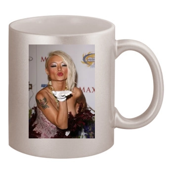 Tila Tequila 11oz Metallic Silver Mug