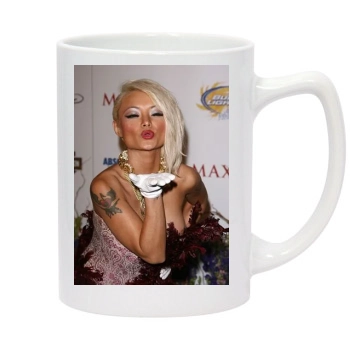 Tila Tequila 14oz White Statesman Mug