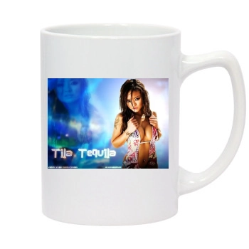 Tila Tequila 14oz White Statesman Mug