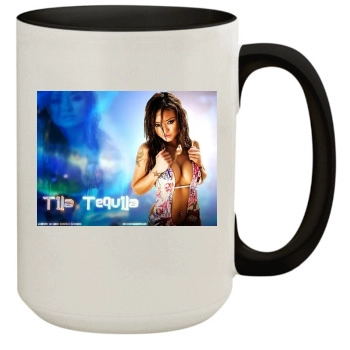 Tila Tequila 15oz Colored Inner & Handle Mug