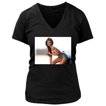 Tila Tequila Women's Deep V-Neck TShirt