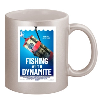 Fishing with Dynamite (2020) 11oz Metallic Silver Mug