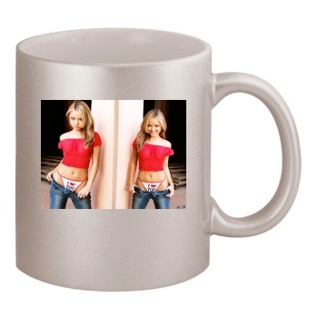 Tila Tequila 11oz Metallic Silver Mug