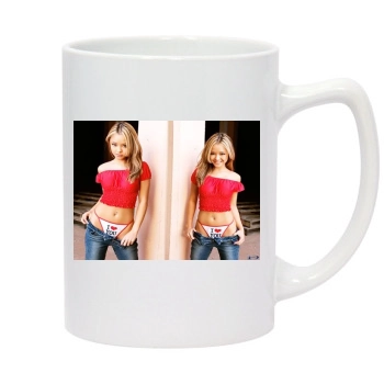 Tila Tequila 14oz White Statesman Mug