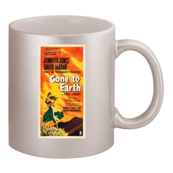 Gone to Earth (1950) 11oz Metallic Silver Mug