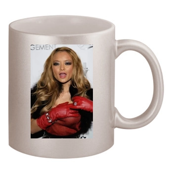 Tila Tequila 11oz Metallic Silver Mug