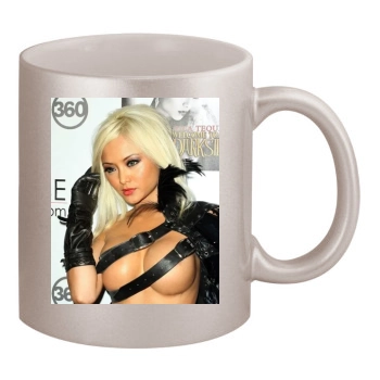 Tila Tequila 11oz Metallic Silver Mug