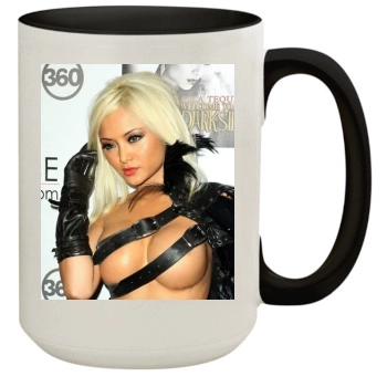 Tila Tequila 15oz Colored Inner & Handle Mug