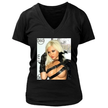 Tila Tequila Women's Deep V-Neck TShirt