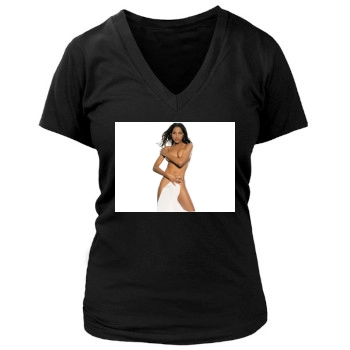 Toni Braxton Women's Deep V-Neck TShirt