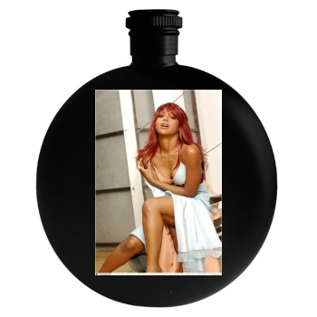 Toni Braxton Round Flask