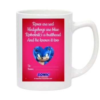 Sonic the Hedgehog (2020) 14oz White Statesman Mug