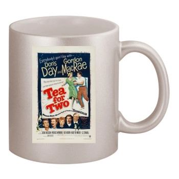 Tea for Two (1950) 11oz Metallic Silver Mug