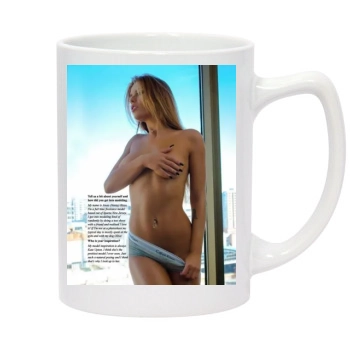 Anais Rizzo 14oz White Statesman Mug