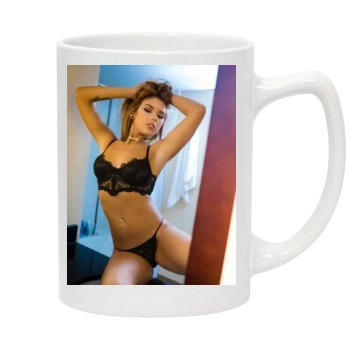 Anais Rizzo 14oz White Statesman Mug