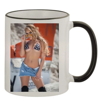 Anais Rizzo 11oz Colored Rim & Handle Mug