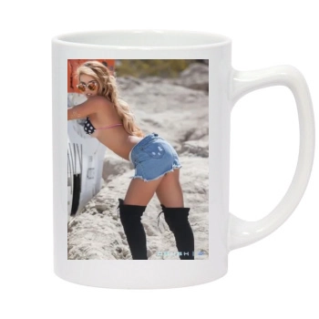 Anais Rizzo 14oz White Statesman Mug