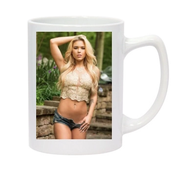 Anais Rizzo 14oz White Statesman Mug