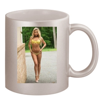 Anais Rizzo 11oz Metallic Silver Mug