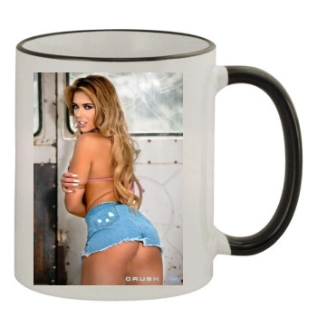 Anais Rizzo 11oz Colored Rim & Handle Mug