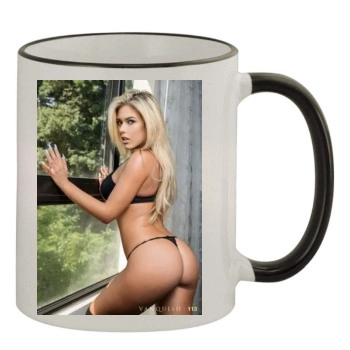 Anais Rizzo 11oz Colored Rim & Handle Mug