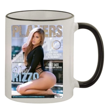 Anais Rizzo 11oz Colored Rim & Handle Mug