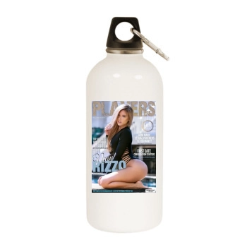 Anais Rizzo White Water Bottle With Carabiner