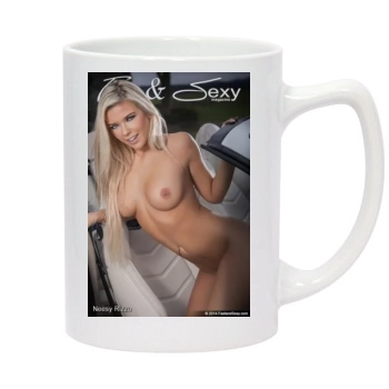 Anais Rizzo 14oz White Statesman Mug