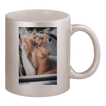 Anais Rizzo 11oz Metallic Silver Mug