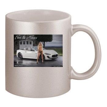 Anais Rizzo 11oz Metallic Silver Mug