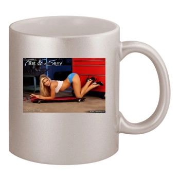 Anais Rizzo 11oz Metallic Silver Mug