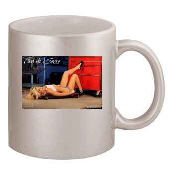 Anais Rizzo 11oz Metallic Silver Mug