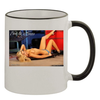 Anais Rizzo 11oz Colored Rim & Handle Mug