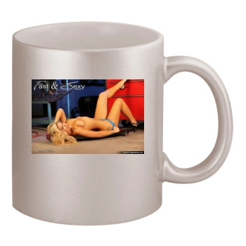 Anais Rizzo 11oz Metallic Silver Mug