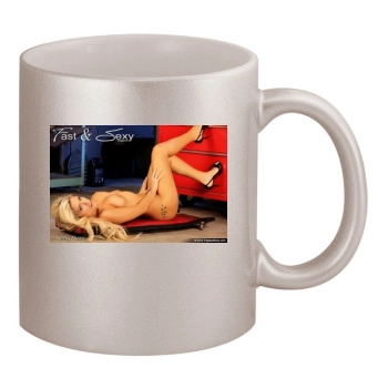 Anais Rizzo 11oz Metallic Silver Mug