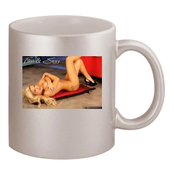 Anais Rizzo 11oz Metallic Silver Mug