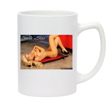 Anais Rizzo 14oz White Statesman Mug