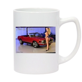 Anais Rizzo 14oz White Statesman Mug