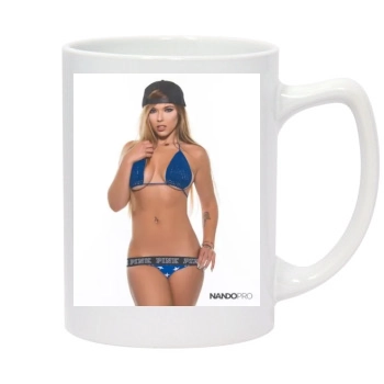 Anais Rizzo 14oz White Statesman Mug