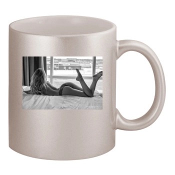 Anais Rizzo 11oz Metallic Silver Mug