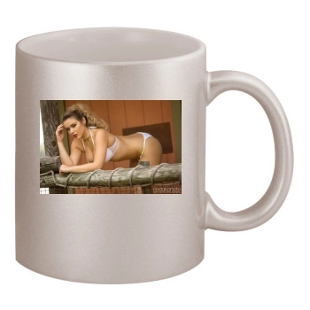 Anais Rizzo 11oz Metallic Silver Mug