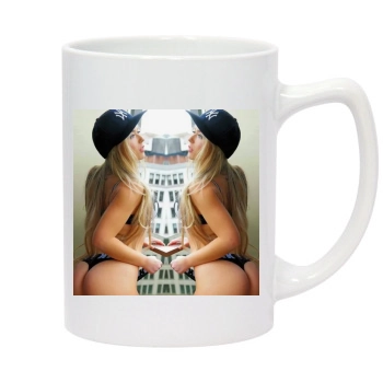 Anais Rizzo 14oz White Statesman Mug