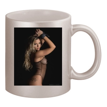 Anais Rizzo 11oz Metallic Silver Mug