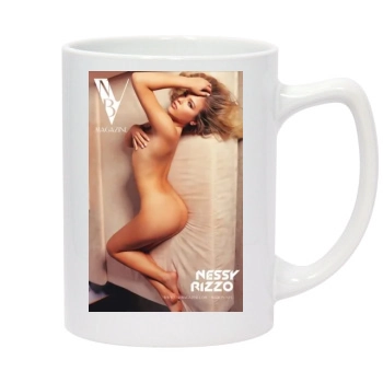 Anais Rizzo 14oz White Statesman Mug